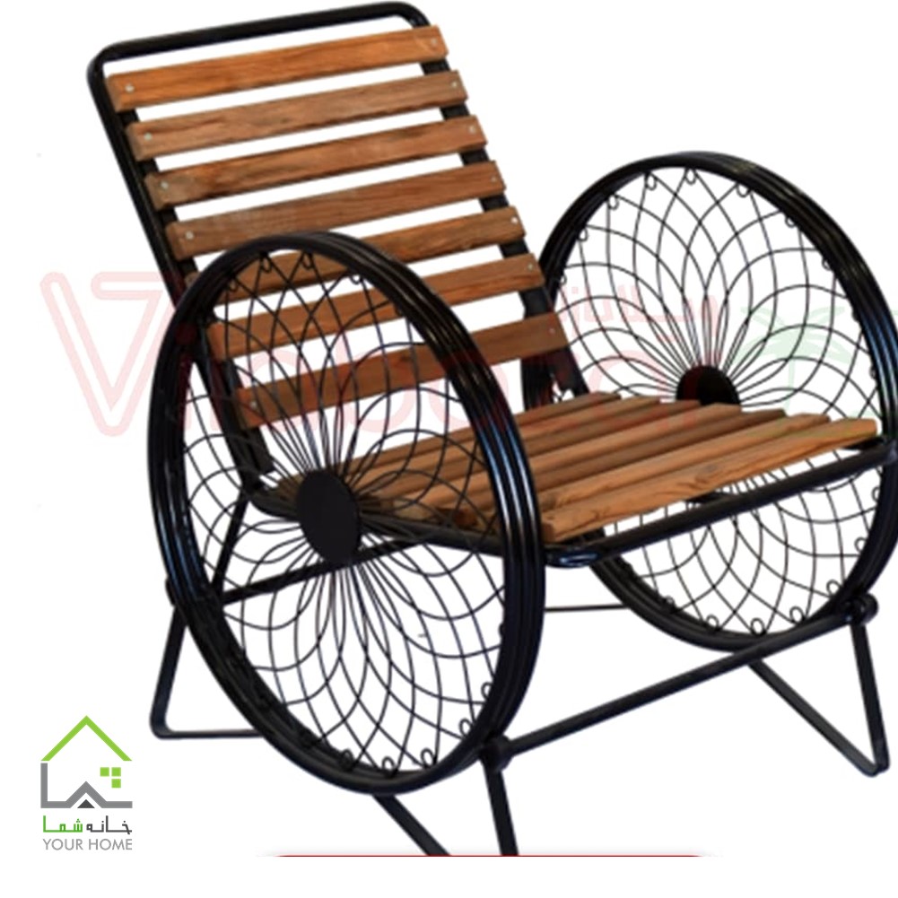 مبل باغی گلبرگ چوبی